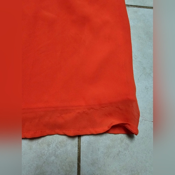 Gianni bini red orange jumpsuit large - Picture 2 of 6